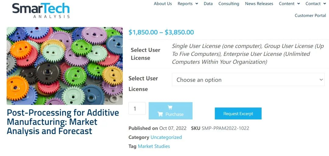 至2031年，3D打印后處理市場規(guī)模將達18億美元